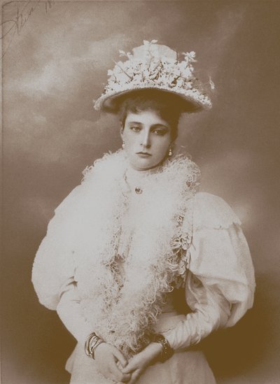 صورة الإمبراطورة ألكسندرا فيودوروفنا ، زوجة القيصر نيكولاس الثاني من روسيا 1872-1918 بواسطة Unbekannt