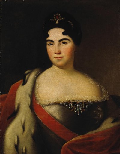 صورة للإمبراطورة كاثرين I. 1684-1727 ، الثلث الأول من القرن الثامن عشر بواسطة غير معروف