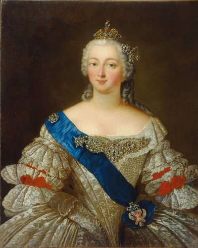 صورة الإمبراطورة إليزابيث بتروفنا 1709-1762 ، 1740 بواسطة غير معروف