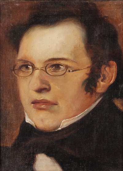 صورة لفرانز شوبرت 1797-1828 ، الربع الأول من القرن التاسع عشر. بواسطة غير معروف