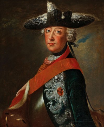 صورة لفريدريك الثاني ملك بروسيا 1712-1786. بواسطة غير معروف