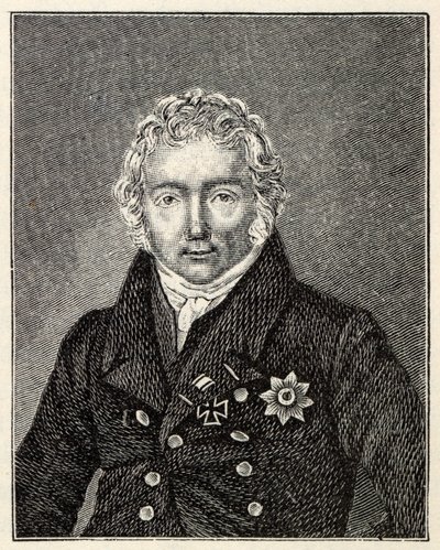 صورة شخصية لفريدريك فون موتز 1775-1830. بواسطة غير معروف