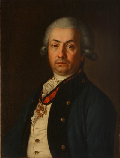 صورة لفيودور يانكوفيتش دي ميرييفو 1741-1814 ، القرن التاسع عشر بواسطة غير معروف