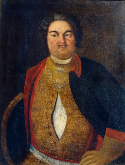 صورة غافريل إيفانوفيتش دافيدوف 1784-1809 ، أوائل القرن التاسع عشر. بواسطة غير معروف