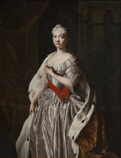 صورة الدوقة الكبرى ناتاليا أليكسييفنا من روسيا 17141728 ، نهاية 1720s بواسطة غير معروف