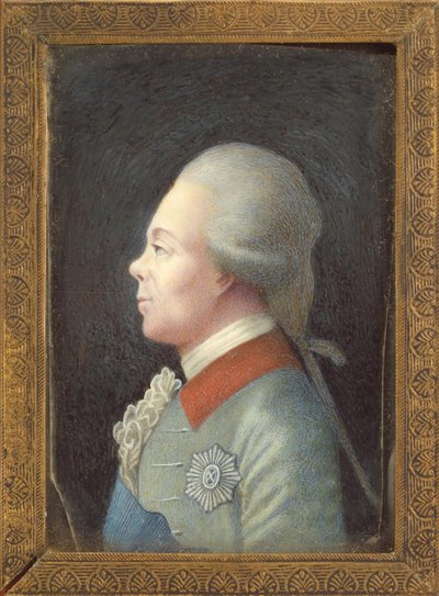 صورة الدوق الكبير بافيل بتروفيتش 1754-1801 ، 1780s بواسطة غير معروف