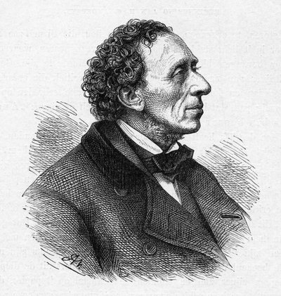 صورة هانز كريستيان أندرسون 1805-1875 ، ج .1850. بواسطة غير معروف