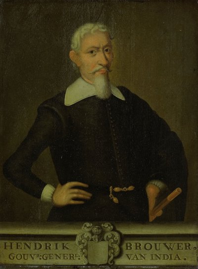 صورة هندريك بروير (1581-1643).  العنوان (العناوين) البديلة: هندريك بروير (1581-1643). الحاكم العام (1632 - 36). [1] بواسطة غير معروف