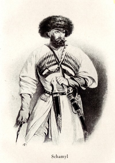صورة للإمام شامل 1799-1871 ، القرن التاسع عشر بواسطة غير معروف