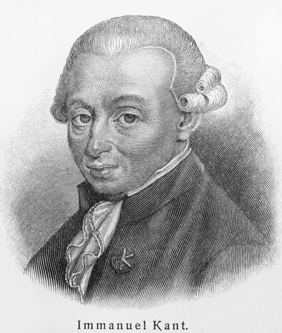 صورة لإيمانويل كانط 1724-1804 بواسطة غير معروف