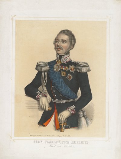 صورة لإيفان فيودوروفيتش باسكفيتش ، كونت إريفان ، نائب مملكة بولندا ، 1850 بواسطة غير معروف