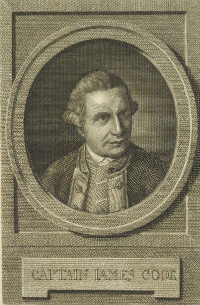 صورة لجيمس كوك ، بعد عام 1771. بواسطة غير معروف