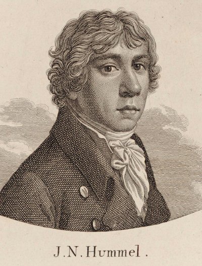 صورة يوهان نيبوموك هاميل 1778-1837. بواسطة غير معروف