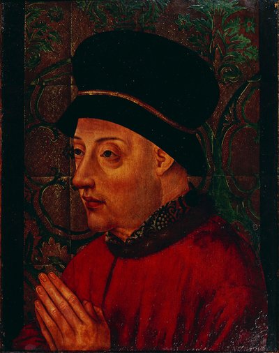 صورة للملك جون الأول ملك البرتغال 1357-1433 ، أوائل القرن الخامس عشر. بواسطة غير معروف
