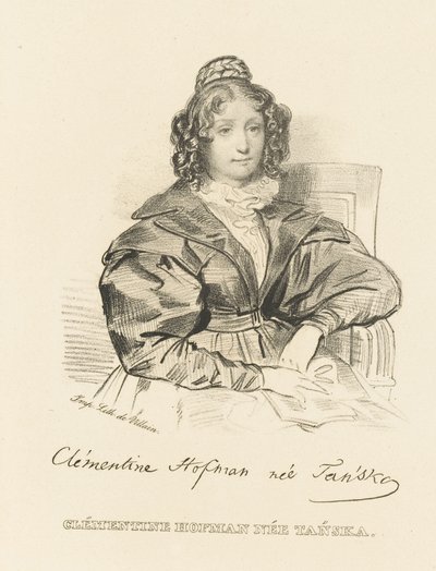 صورة كليمنتينا هوفمانوا 1798-1845 ، ج .1840. بواسطة غير معروف