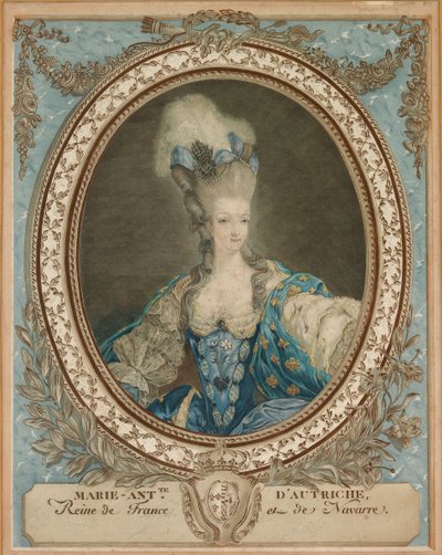 صورة ماري أنطوانيت 1755-1793 ، النصف الثاني من القرن الثامن عشر .. بواسطة غير معروف