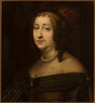 صورة لماري لويز غونزاغا 1611-1667 ، ملكة بولندا ، منتصف القرن السابع عشر. بواسطة غير معروف