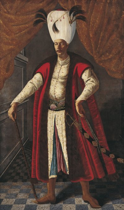 صورة محمد الرابع 1642-1693 ، سلطان الإمبراطورية العثمانية ، حوالي 1681-1682 بواسطة غير معروف