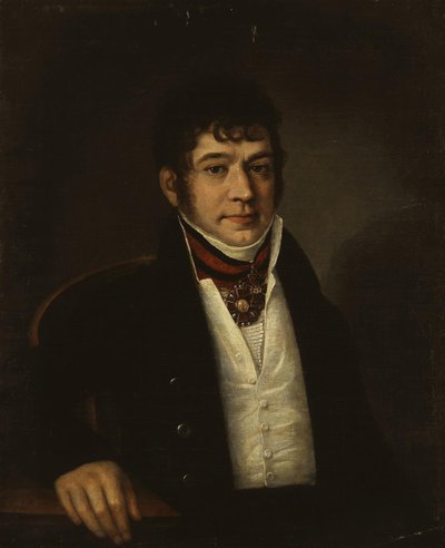 صورة لأفلاطون بوغدانوفيتش أوغاريف 1777-1838 ، 1810 بواسطة غير معروف