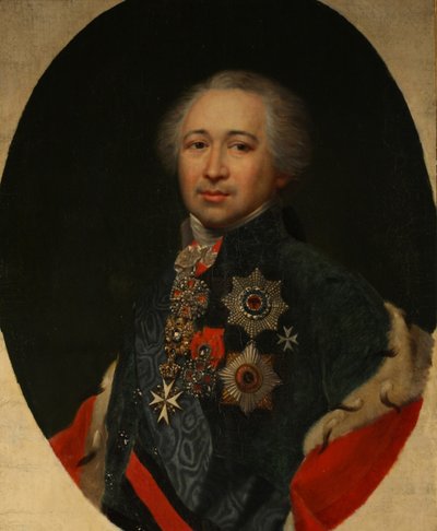صورة للأمير ألكسندر كوراكين 1752-1818 ، 1810 بواسطة غير معروف