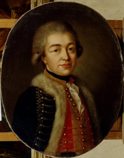 صورة للأمير ستيبان بوريسوفيتش كوراكين 1754-1805 ، النصف الثاني من القرن الثامن عشر. بواسطة غير معروف