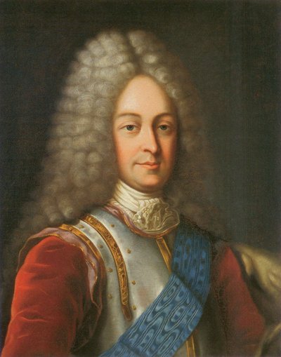 صورة للأمير فاسيلي لوكيش دولجوروكوف 1672-1739 ، النصف الأول من القرن التاسع عشر. بواسطة غير معروف