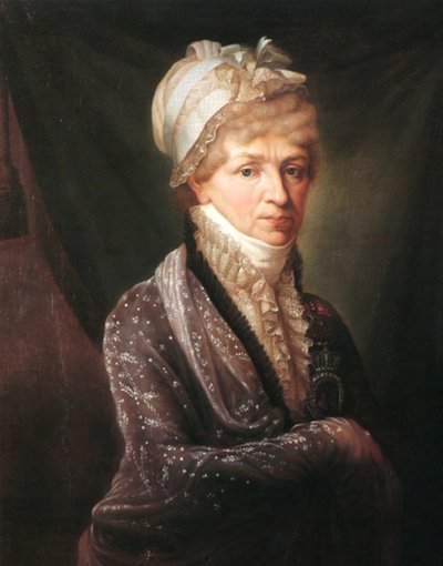 صورة للأميرة ناتاليا بتروفنا جاليزين 1741-1837 ، أوائل القرن التاسع عشر. بواسطة غير معروف