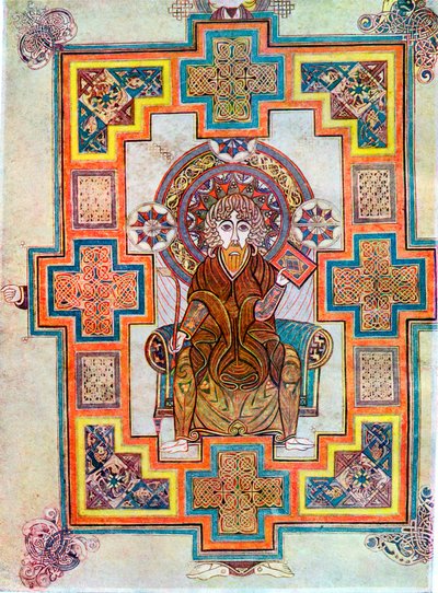 صورة القديس يوحنا من كتاب كيلز ، c800 بواسطة غير معروف