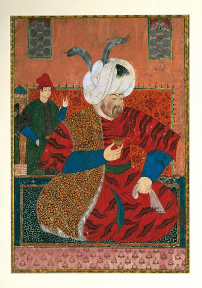 صورة سليم الثاني 1524-1574 ، سلطان الدولة العثمانية ، بين 1570 و 1590 بواسطة غير معروف