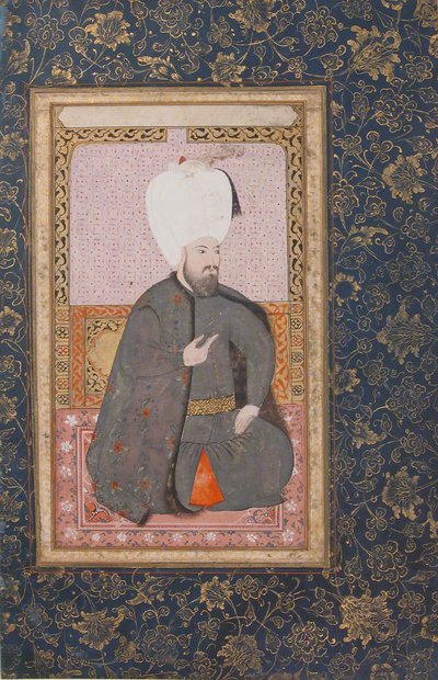 صورة السلطان أحمد الأول. 1603-17 ، أوائل القرن السابع عشر. بواسطة غير معروف