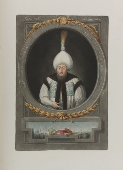 صورة السلطان مصطفى الثالث 1717-1774 ، 1815 بواسطة غير معروف
