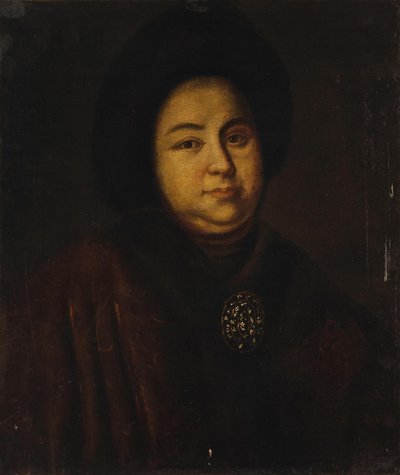 صورة Tsarina Evdokiya Feodorovna Lopukhina 1669-1731 ، زوجة القيصر بيتر الأول من روسيا ، 1 بواسطة غير معروف