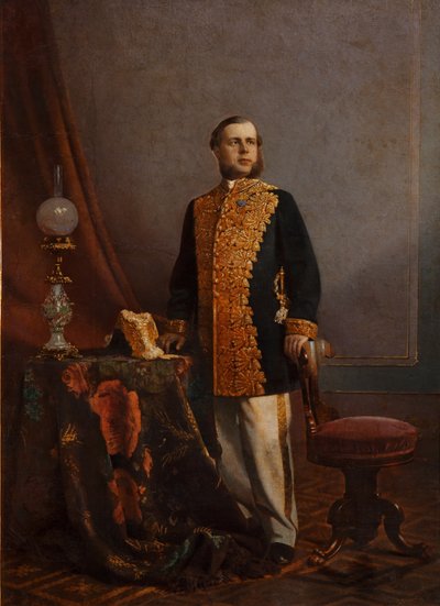 صورة لفاسيلي يوريفيتش بوزنانسكي 1828-1900 ، 1860 بواسطة غير معروف