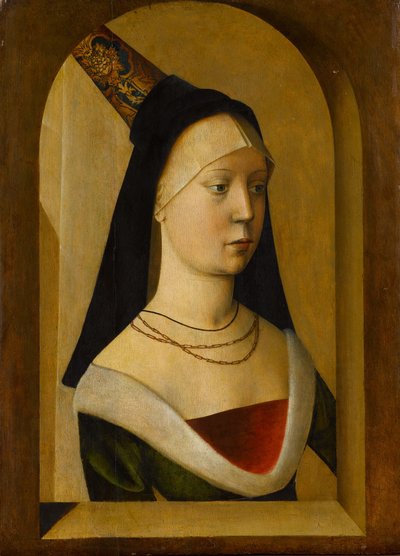 صورة لامرأة ، كاليفورنيا. 1470-80. بواسطة غير معروف