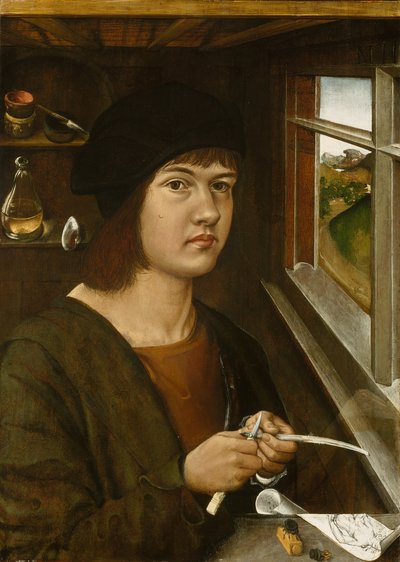صورة لفنان شاب ، ج. 1500. بواسطة غير معروف
