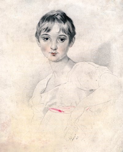 صورة لفتاة ، 1813 بواسطة غير معروف