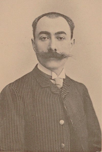 صورة لعازف البيانو والملحن أندريه ميساجر 1853-1929. بواسطة غير معروف