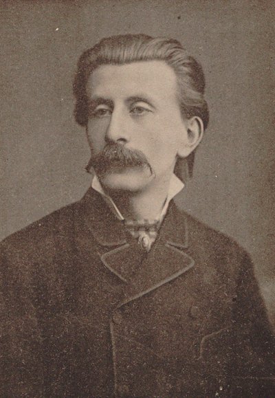 صورة لعازف البيانو والملحن موريتز موسكوفسكي 1854-1925 ، كاليفورنيا. 1886-1890. بواسطة غير معروف