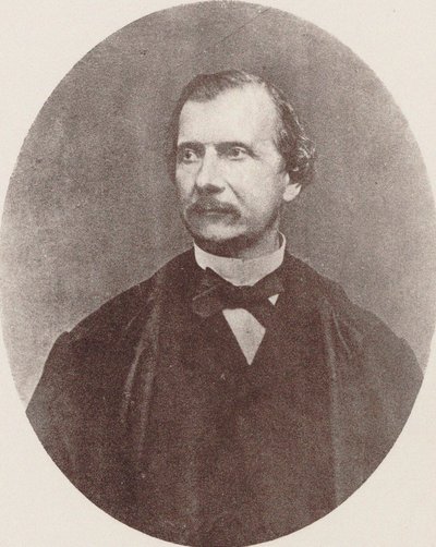 صورة للملحن أوغست ميرم 1810-1889. بواسطة غير معروف