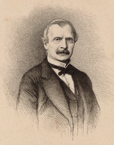 صورة للملحن أوغست ميرم 1810-1889 ، 1876. بواسطة غير معروف