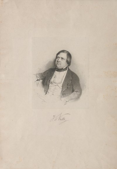 صورة للملحن يوهان فريدريش كيتل 1806-1868 ، ج. 1850. بواسطة غير معروف