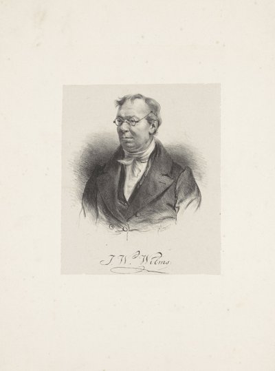صورة للمؤلف يوهان فيلهلم ويلمز 1772-1847 ، 1835. بواسطة غير معروف