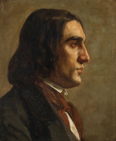 صورة للملحن روبرت شومان 1810-1856 ، ج. 1840. بواسطة غير معروف