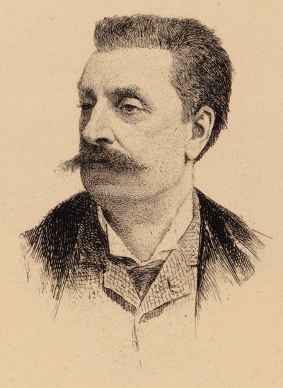 صورة الملحن فيكتورين دي جونسيير 1839-1903. بواسطة غير معروف