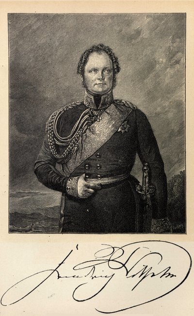 صورة شخصية للملك فريدريك ويليام الرابع ملك بروسيا 1795-1861. بواسطة غير معروف