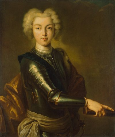 صورة القيصر بطرس الثاني لروسيا 1715-1730 ، القرن الثامن عشر بواسطة غير معروف