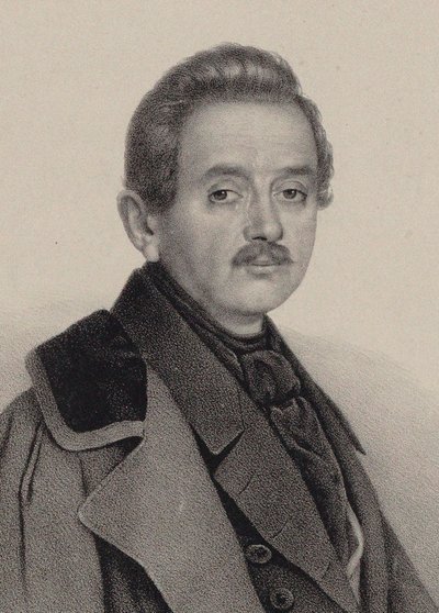 صورة للمؤلف أليكسي فيودوروفيتش لفوف 1798-1870. بواسطة غير معروف