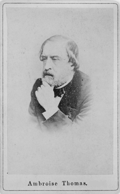 صورة للمؤلف أمبواز توماس 1811-1896 ، حوالي 1860-1870. بواسطة غير معروف