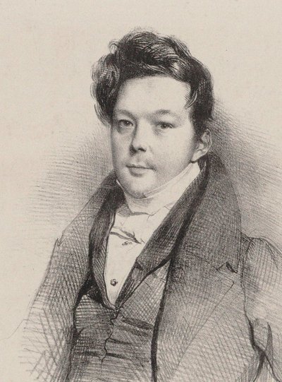 صورة للمؤلف أوغست ماتيو بانسرون 1796-1859 ، 1820. بواسطة غير معروف