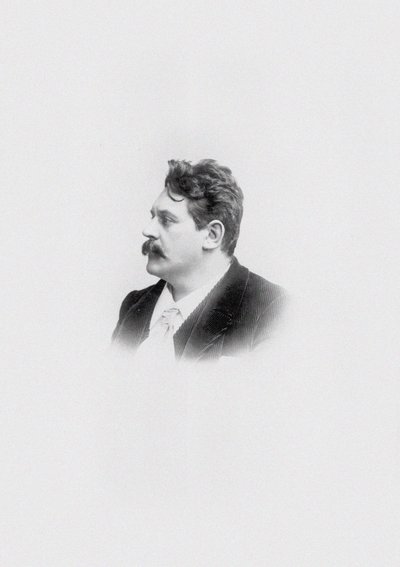 صورة للمؤلف الموسيقي يوجين ليندنر 1858-1915. بواسطة غير معروف